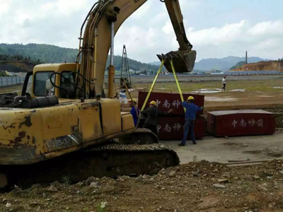 中南神箭竹膠板到達(dá)福建漳州工地